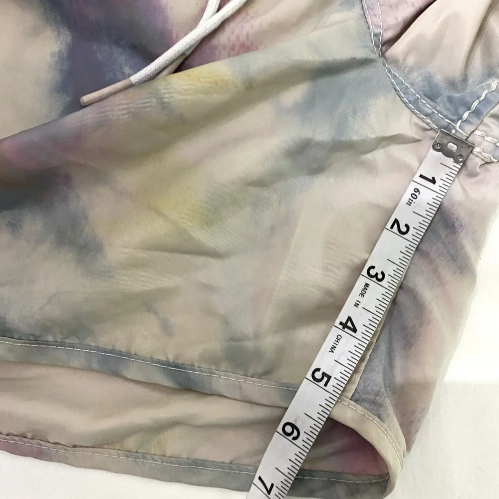 TRUE RELIGION Ricky Relaxed Straight‎ Tie Dye Board Shorts SZ 34